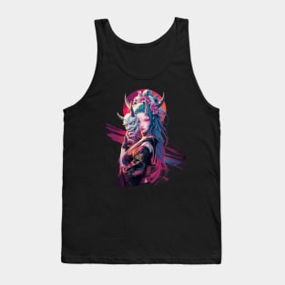 Oni Demon Girl Tank Top